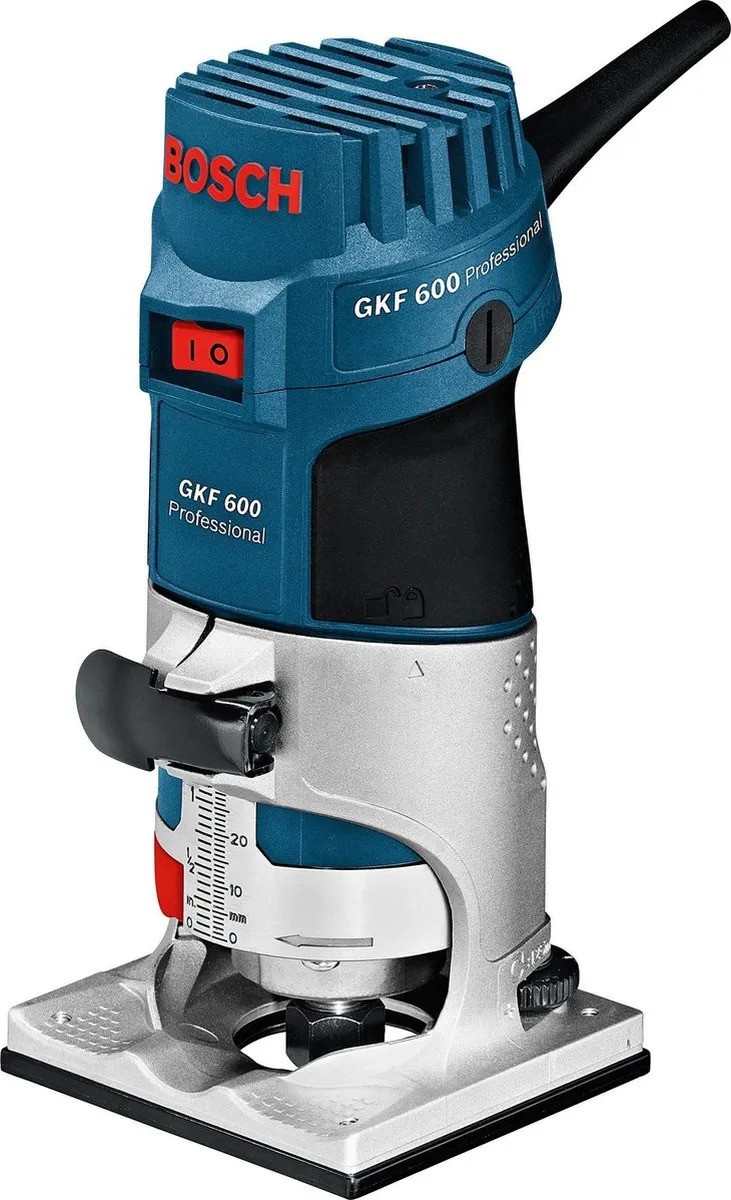 Bosch Professional GKF 600 Kantenfreesmachine - 600W - Blauw