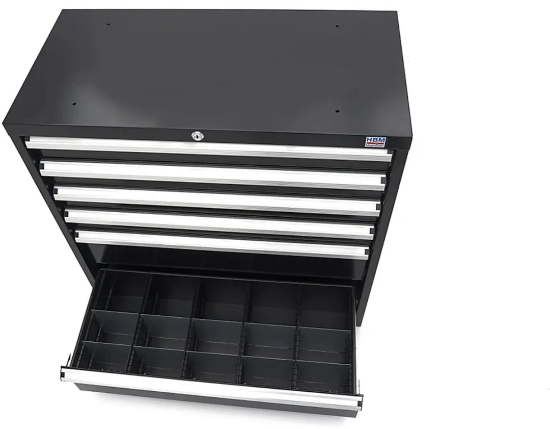 HBM Profi Gereedschapskast 6 Lades 90x45x90cm - Zwart