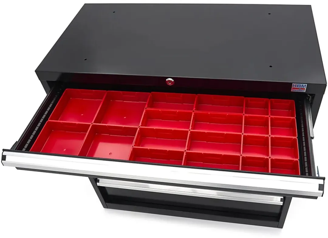 HBM Profi Gereedschapskast 6 Lades 90x45x90cm - Zwart