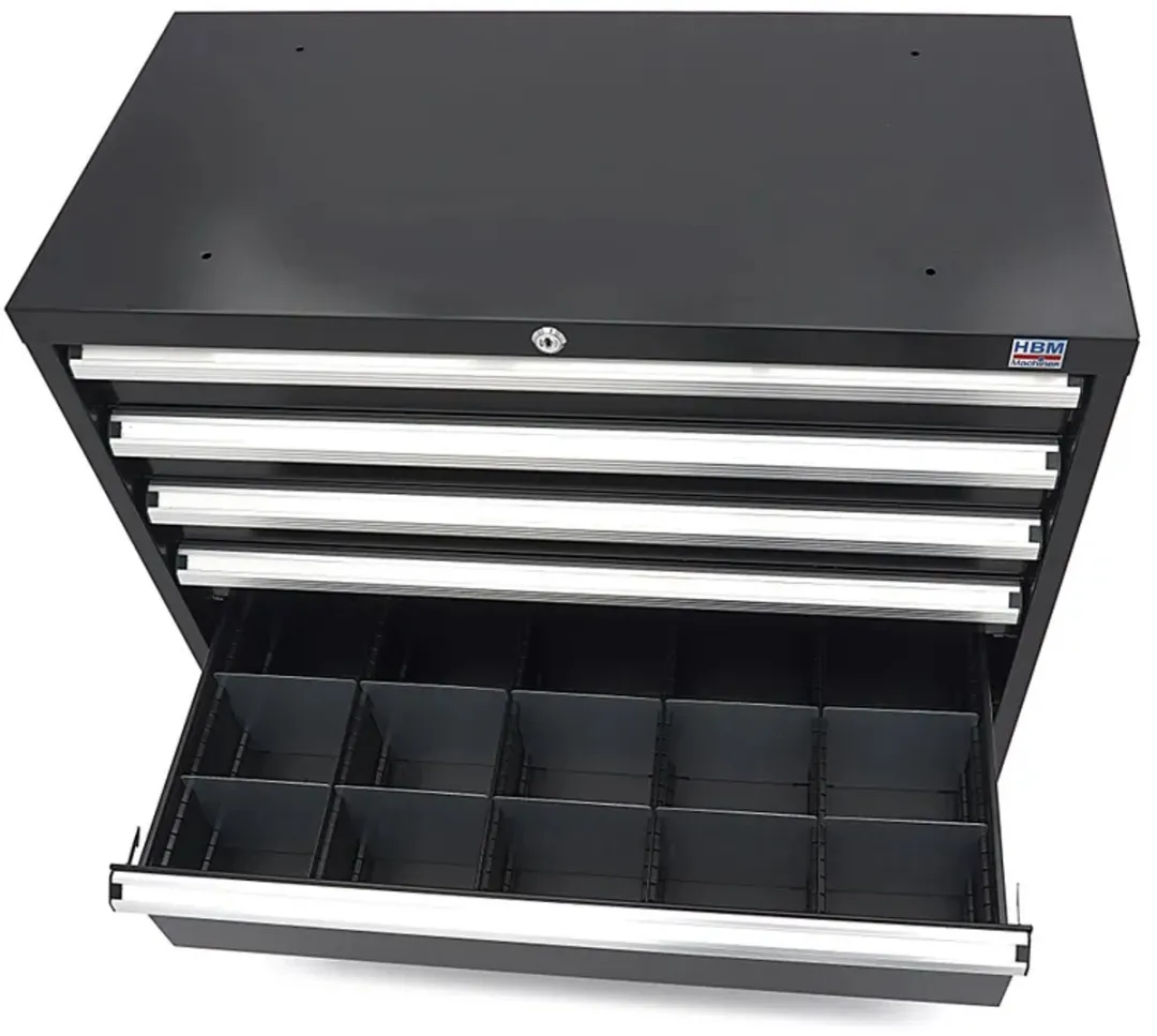 HBM Profi Gereedschapskast 6 Lades 90x45x90cm - Zwart
