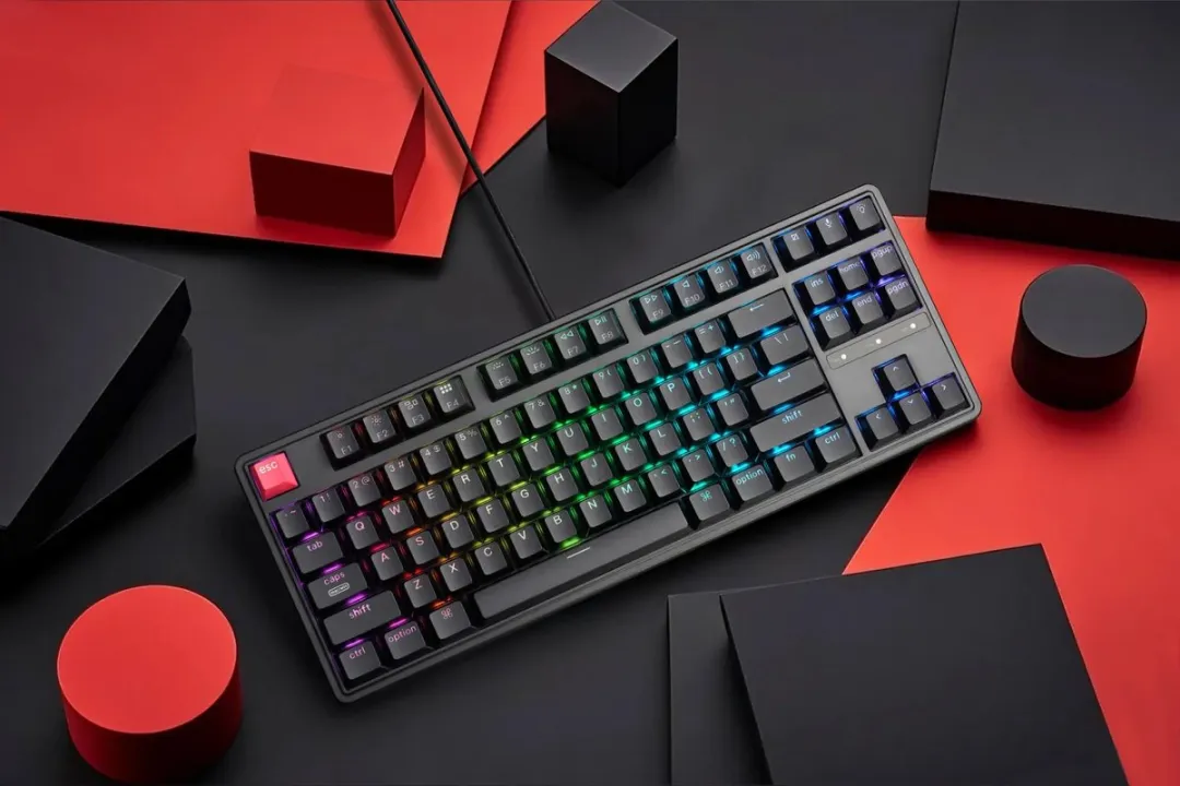 Keychron C3 Pro C3PX-H4 Toetsenbord - Banana Switch - Zwart