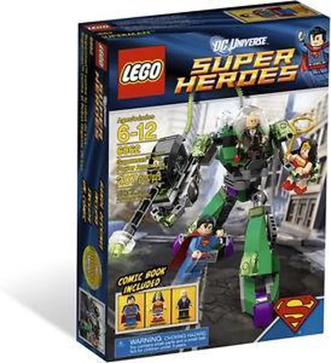 LEGO Super Heroes Superman vs. Power Armo Lex 6862 - 207 Stukken