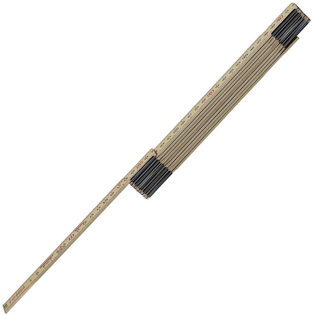 Hultafors HO 59-2M Duimstok - 2m - 10-delig - Bruin