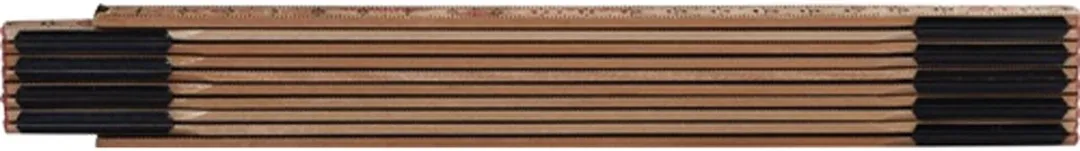 Hultafors HO 59-2M Duimstok - 2m - 10-delig - Bruin
