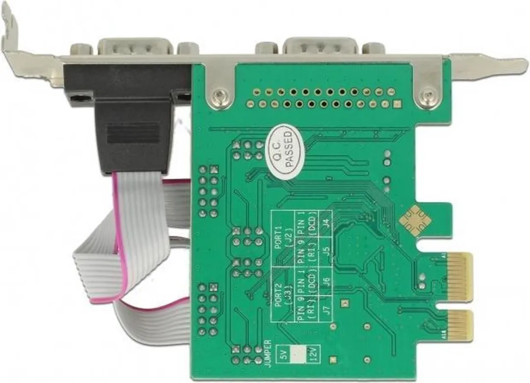 Delock 89641 PCI-Express RS232 Kaart - 2x 9-pins SUB-D - afbeelding 6 van 6