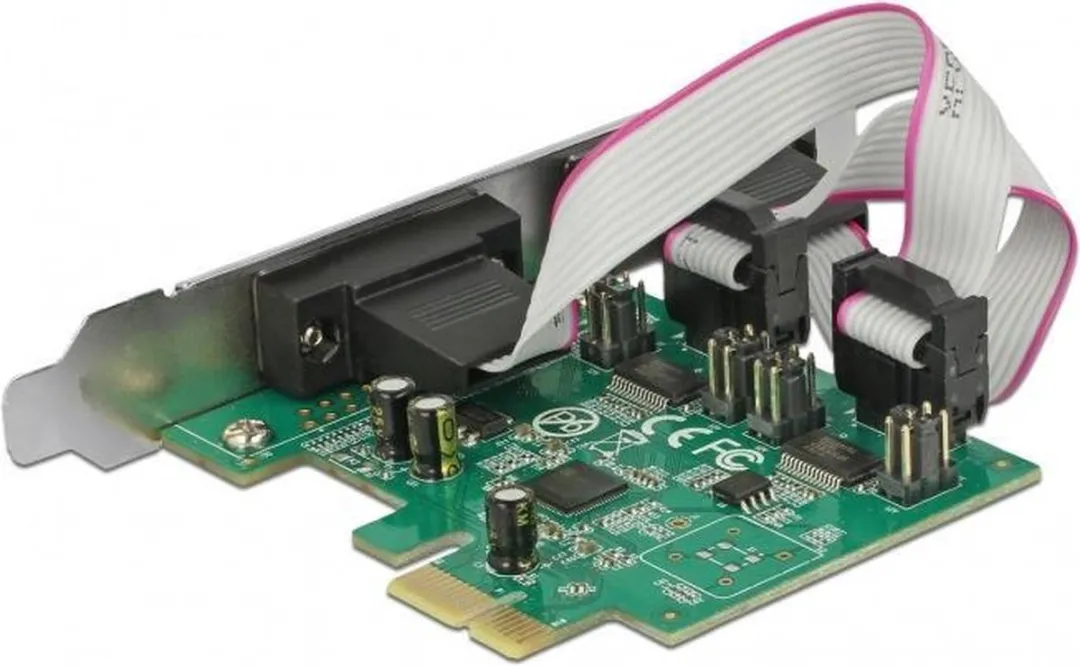 Delock 89641 PCI-Express RS232 Kaart - 2x 9-pins SUB-D
