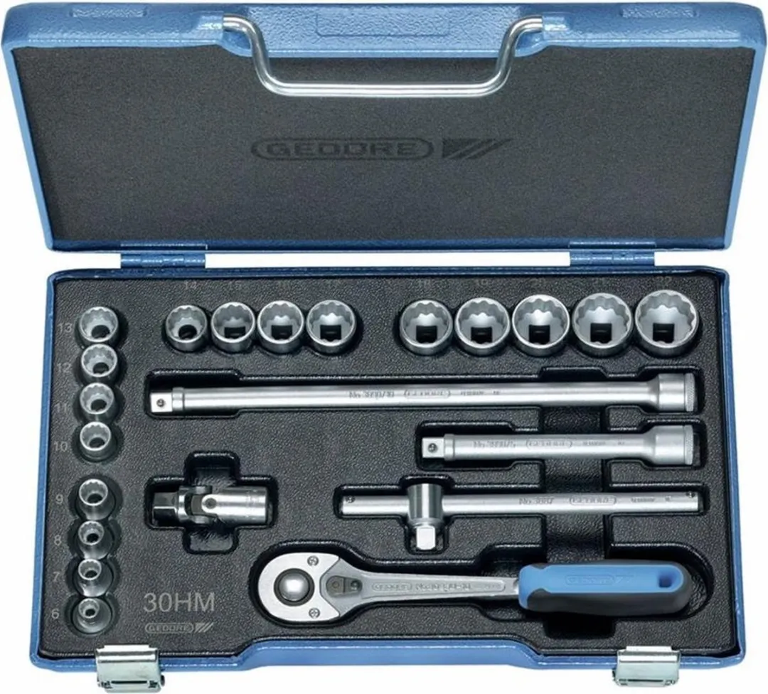 Gedore 6235470 Dopsleutelset 3/8" 22-delig - afbeelding 6 van 6