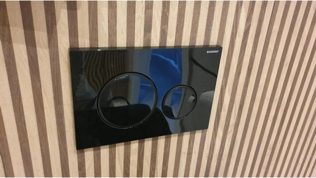 Geberit Bedieningsplaat Sigma20, 2-Toets: Zwart