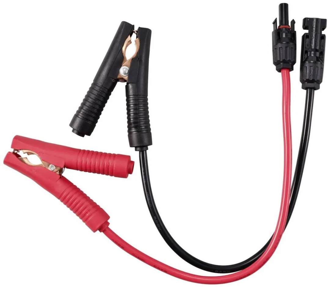 Tru Components PV-stekker naar accuklem TC-12195648 - 300mm - 2 Stuks