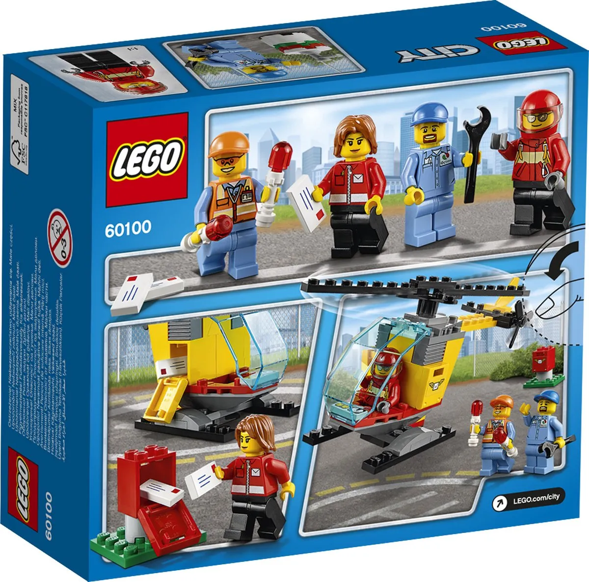 LEGO City Vliegveld Starter Set 60100 - 81 Stukken