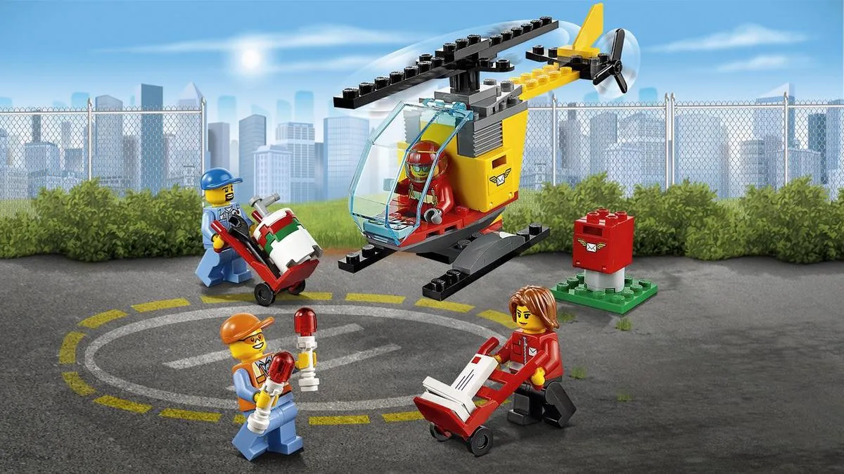 LEGO City Vliegveld Starter Set 60100 - 81 Stukken