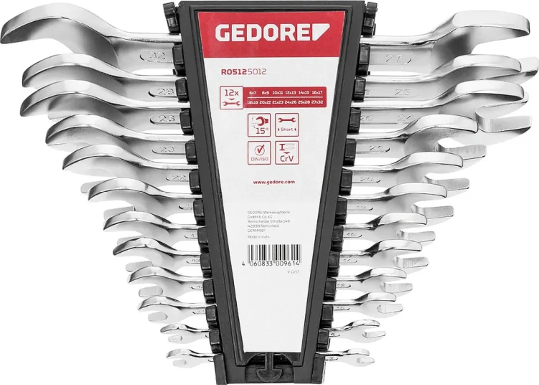 Gedore RED 3300961 R05125012 Steeksleutelset 12-delig - 6-9mm - Inch