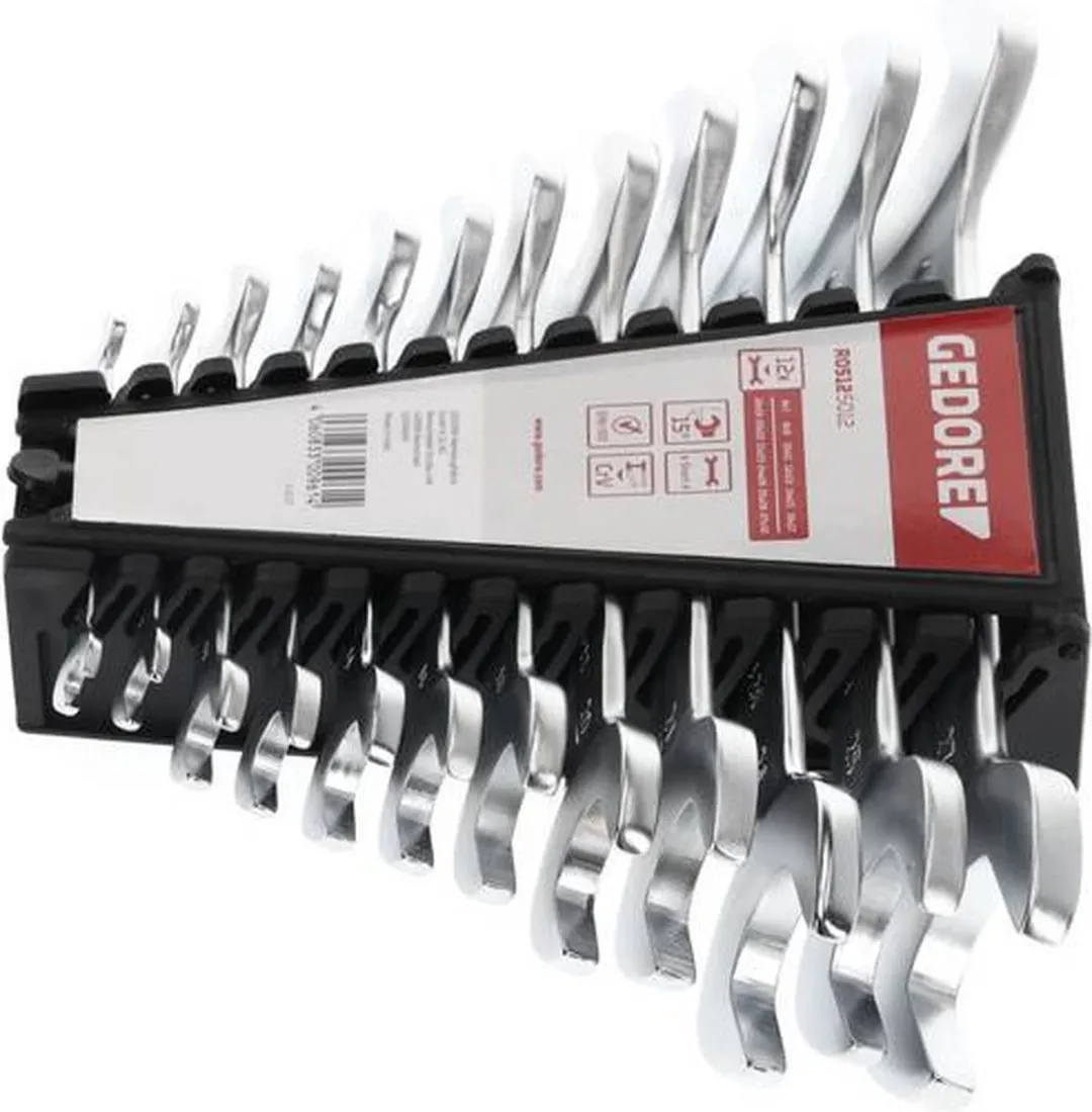Gedore RED 3300961 R05125012 Steeksleutelset 12-delig - 6-9mm - Inch