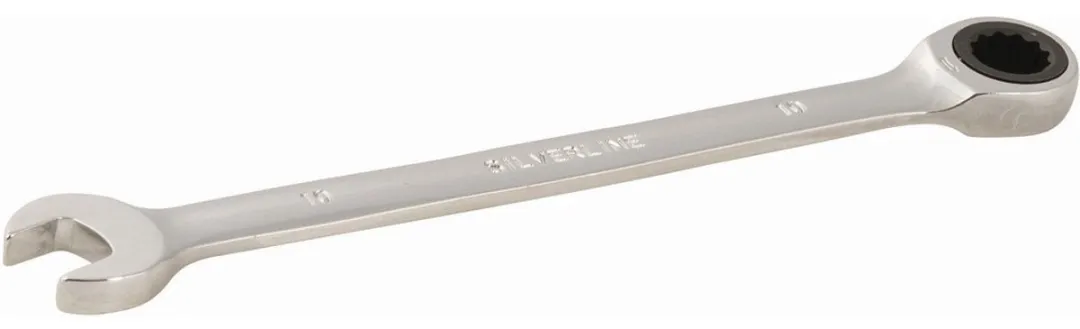 Silverline Steek-/Ringratelsleutel 11mm