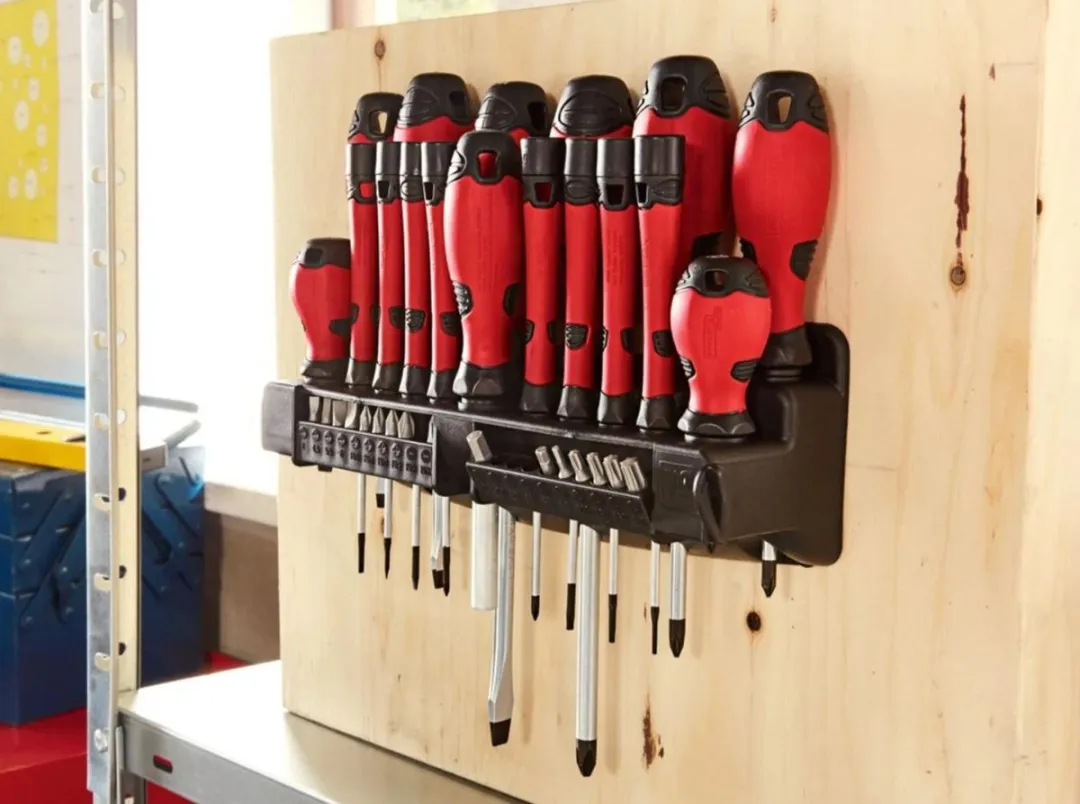 PARKSIDE Schroevendraaierset 37-delig - Rood/Zwart