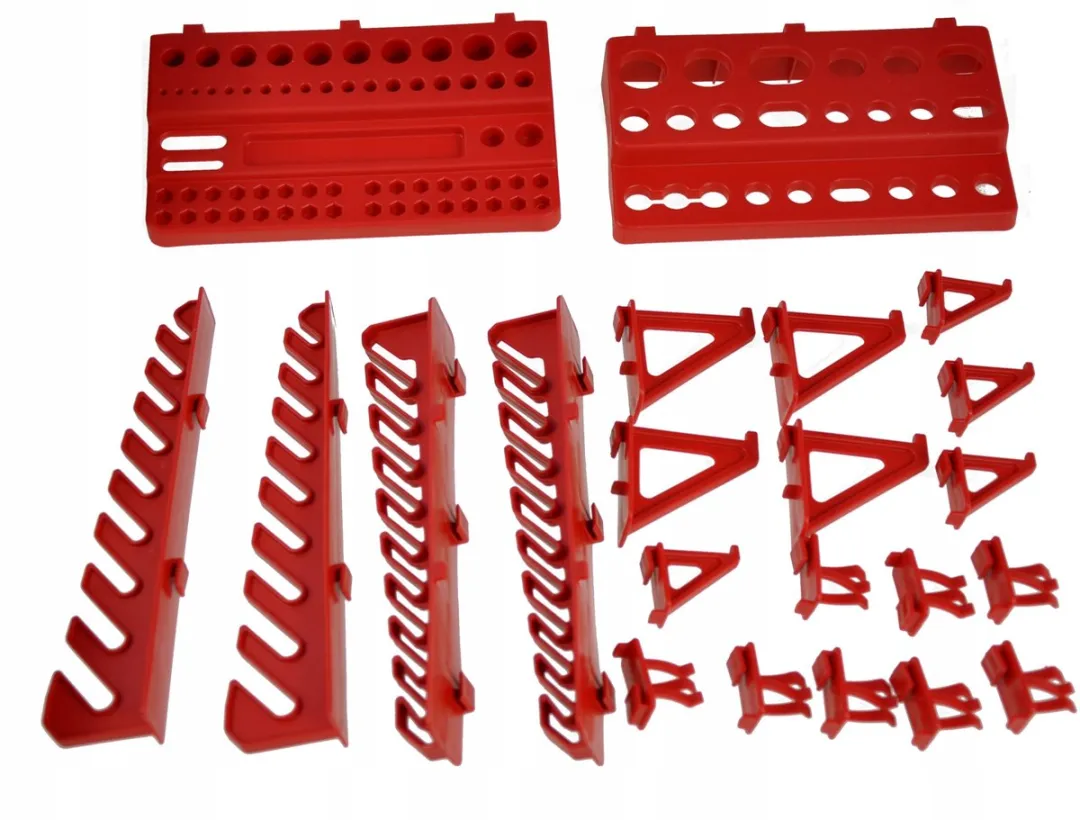 Prosperplast Gereedschapswand Organizer 34 Delen - Rood - afbeelding 5 van 5