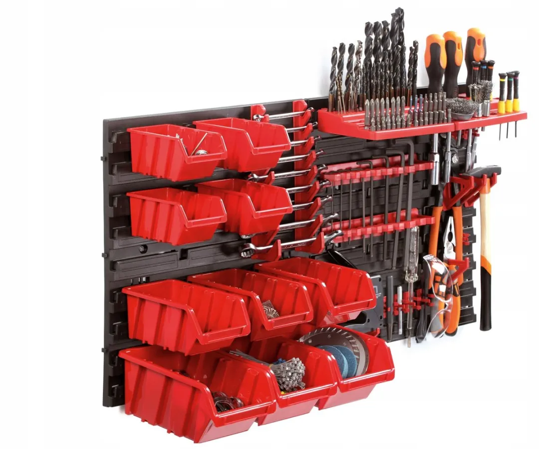 Prosperplast Gereedschapswand Organizer 34 Delen - Rood - afbeelding 3 van 5