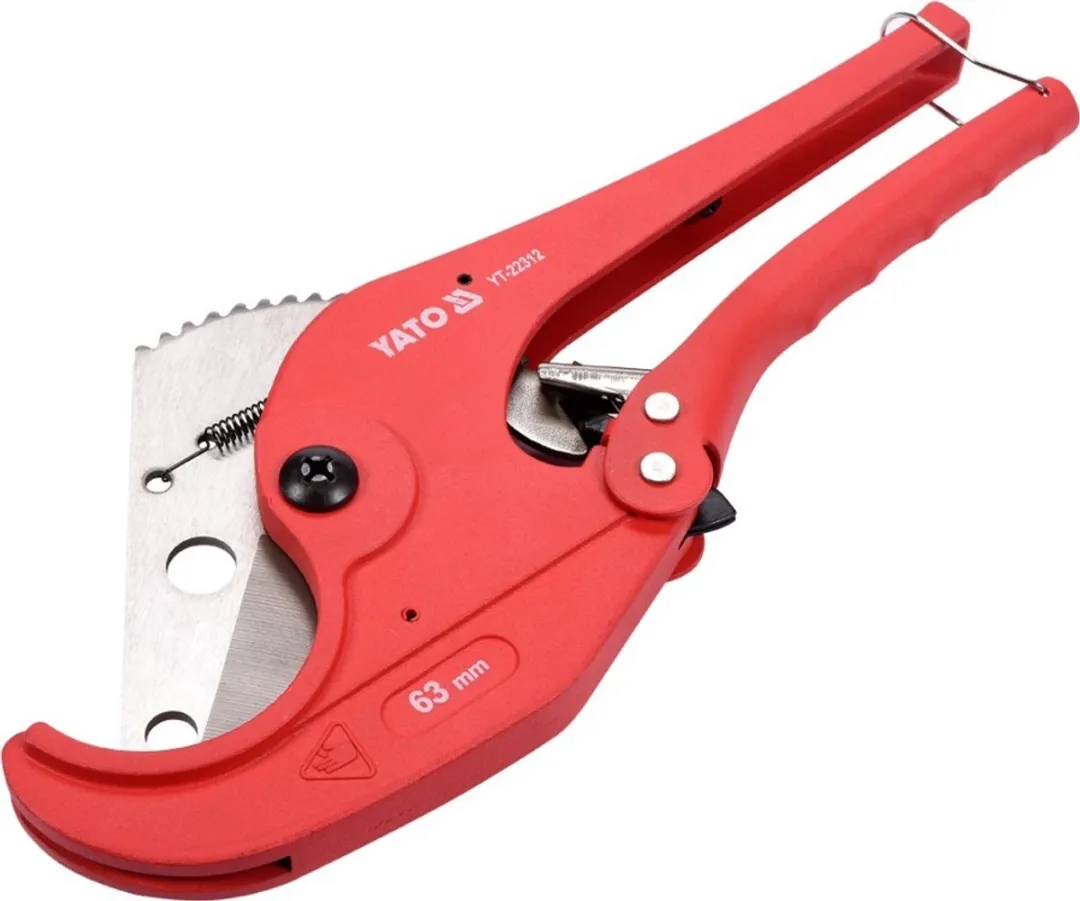 Toya Yato Buisknipper voor PVC tot 63mm - Rood