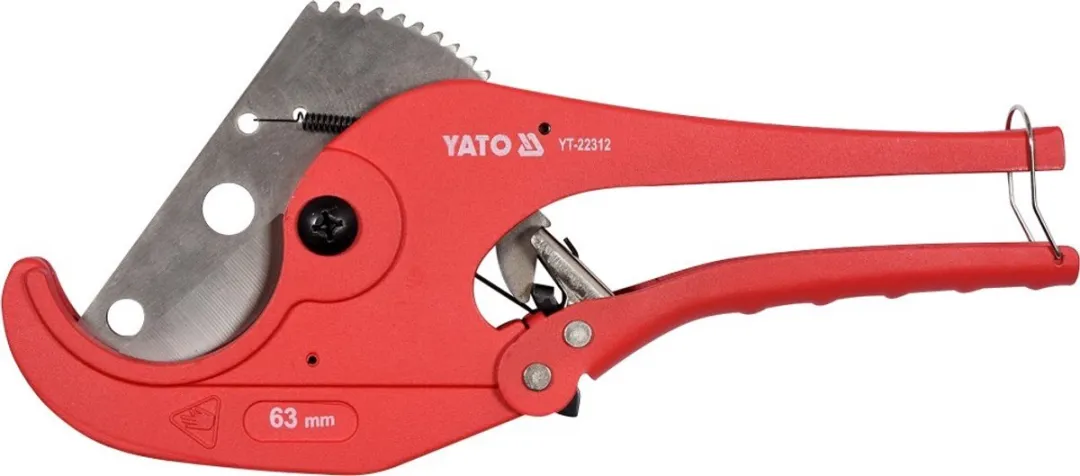 Toya Yato Buisknipper voor PVC tot 63mm - Rood