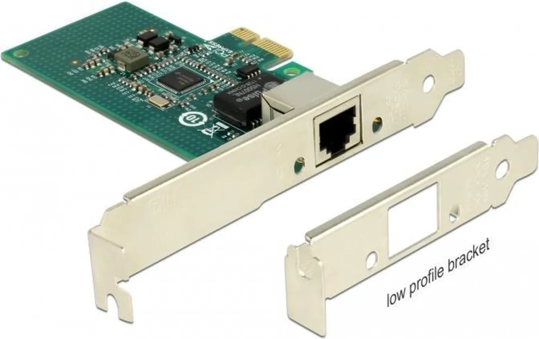 Delock PCIe x1 Gigabit LAN Kaart i210 - Zwart