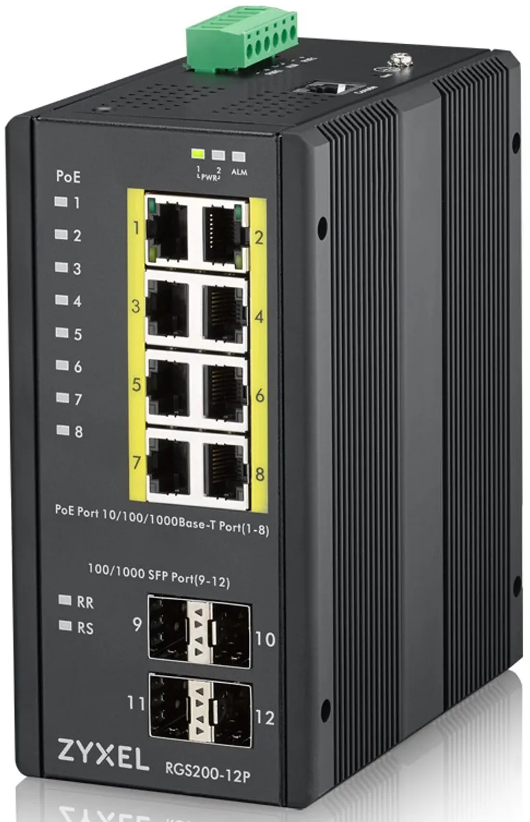Zyxel RGS200-12P Managed Switch 8x PoE