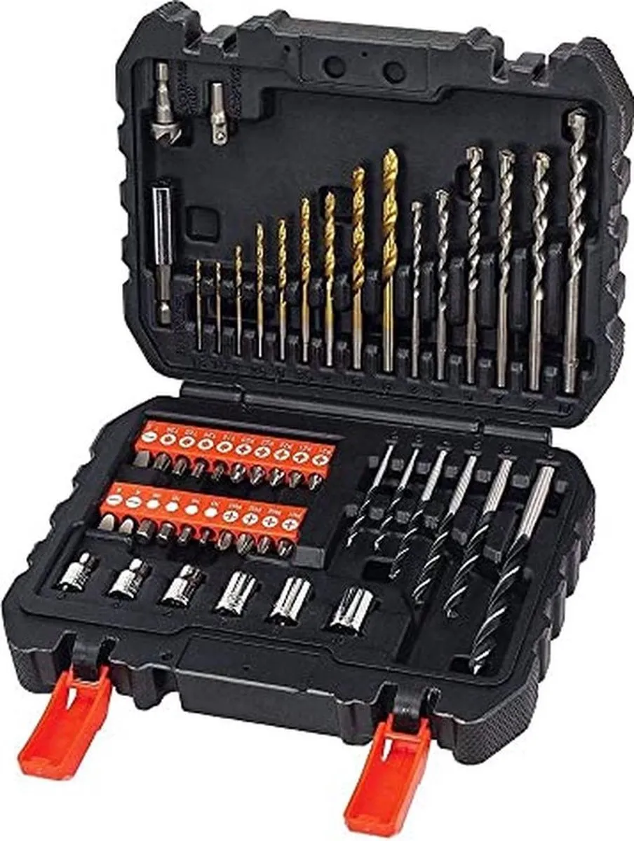 BLACK+DECKER Boorschroeven 50 Stuks - Metaal/Hout/Beton