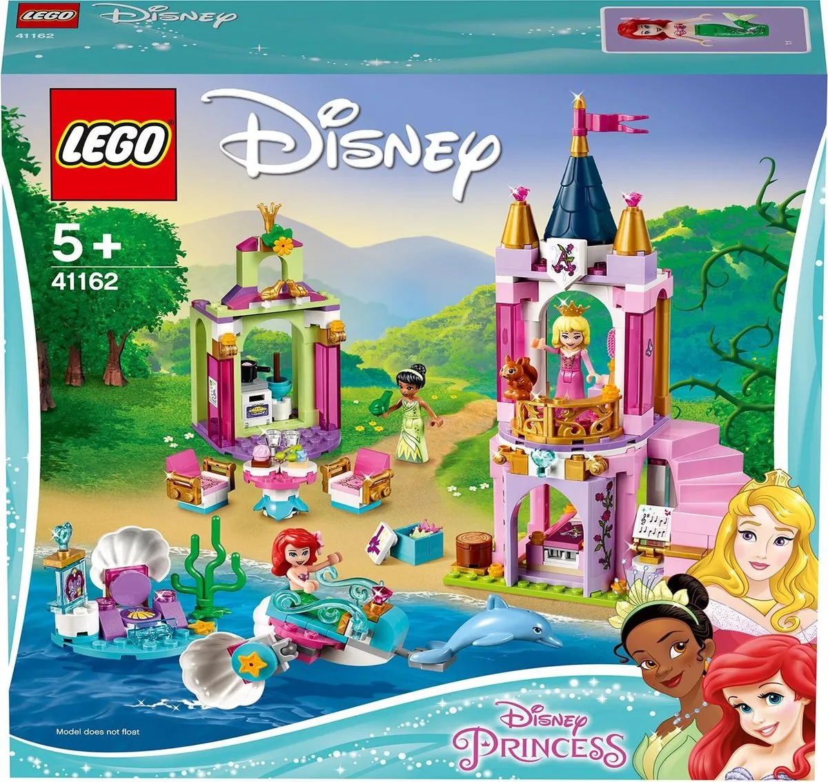 LEGO Disney Ariëls Aurora Tiana Koninklijke Viering 41162