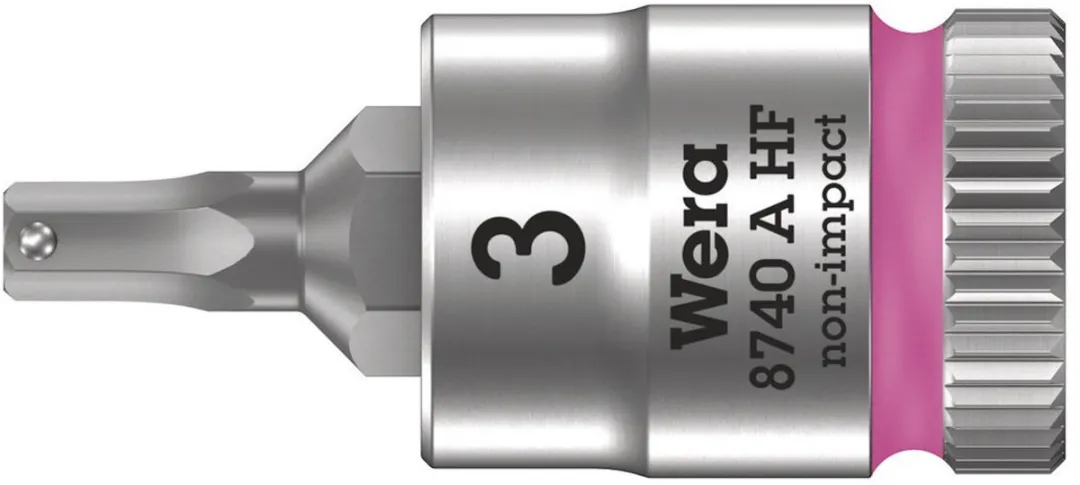 Wera 8740 A HF Zyklop Inbus - 3x28mm - 1/4"
