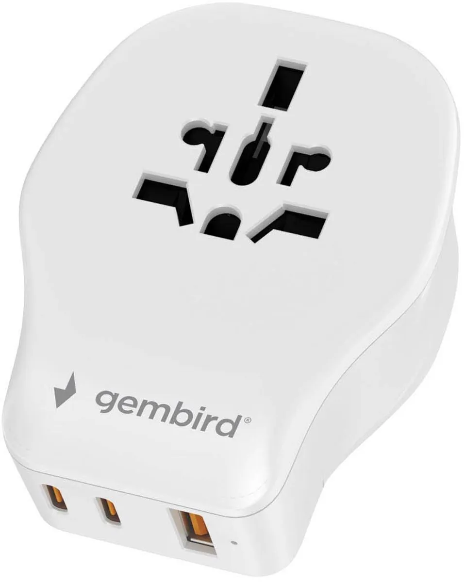 Gembird Universele Reisadapter 20W