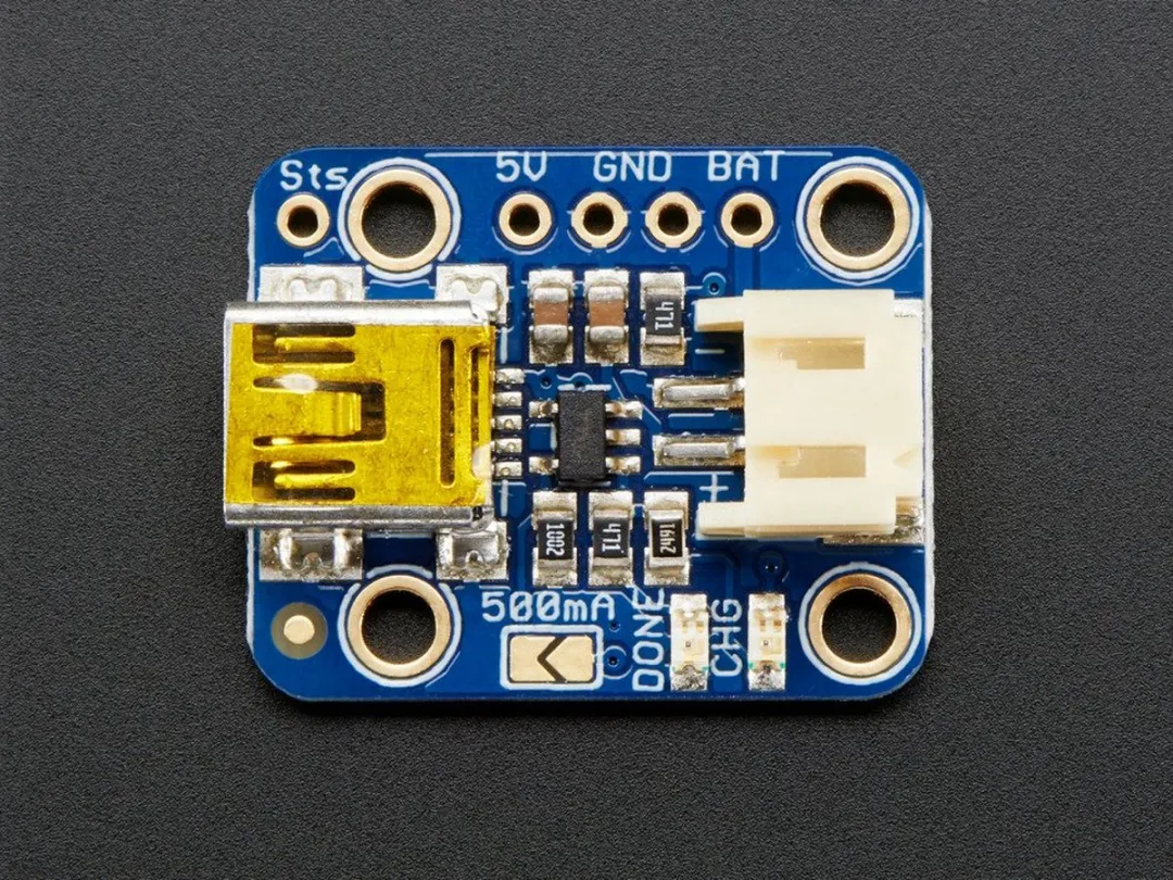 Adafruit Mini Lipo USB Li-ion/LiPoly Charger 1905 - afbeelding 6 van 6