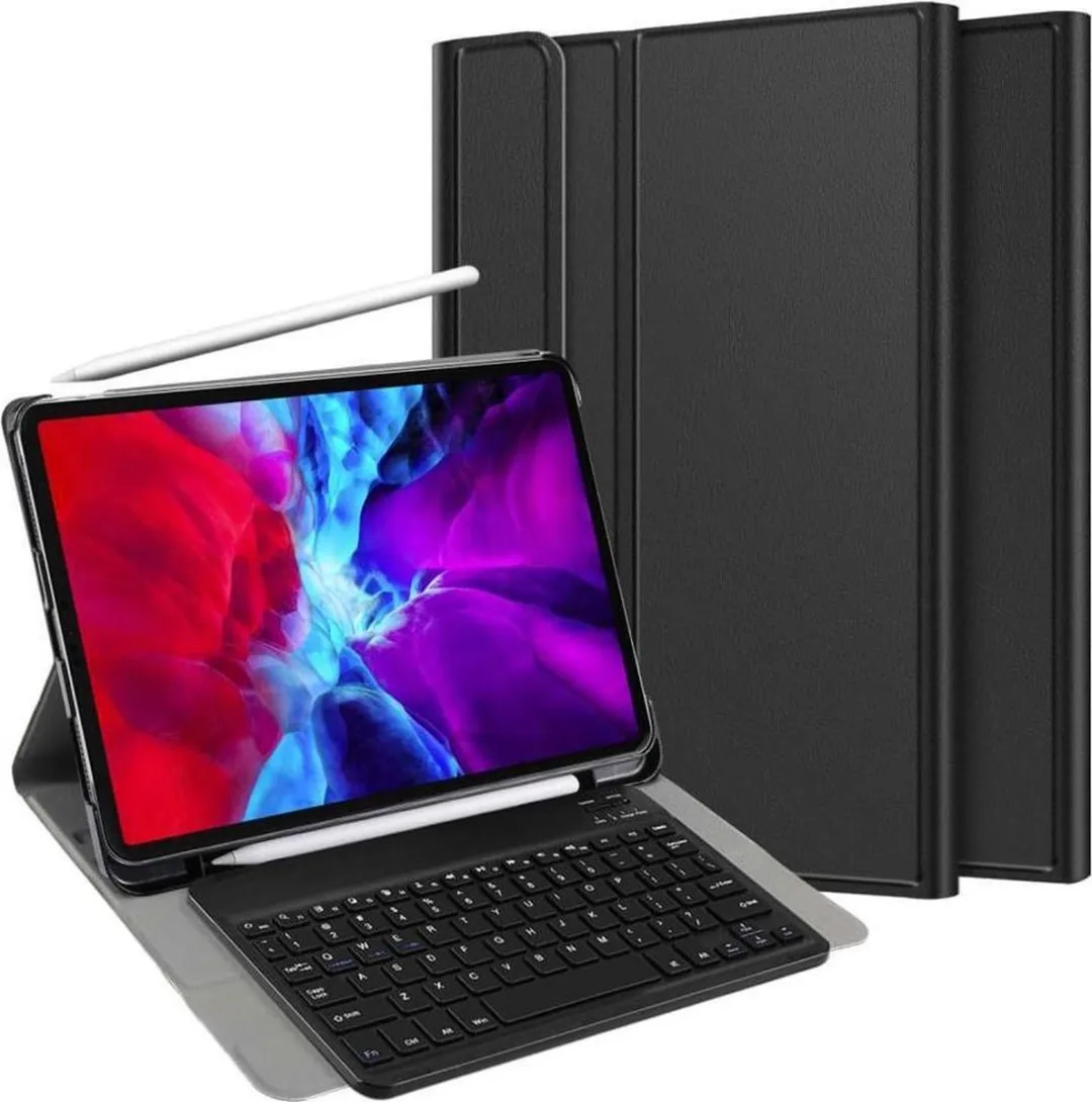 Just in Case Cazy iPad Pro 12.9 2020 Hoes met Toetsenbord