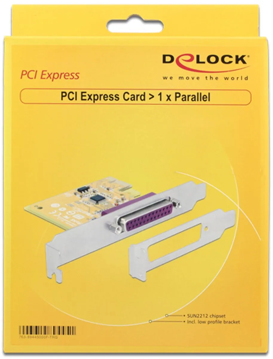 Delock 89445 PCI Express Parallel Interfacekaart