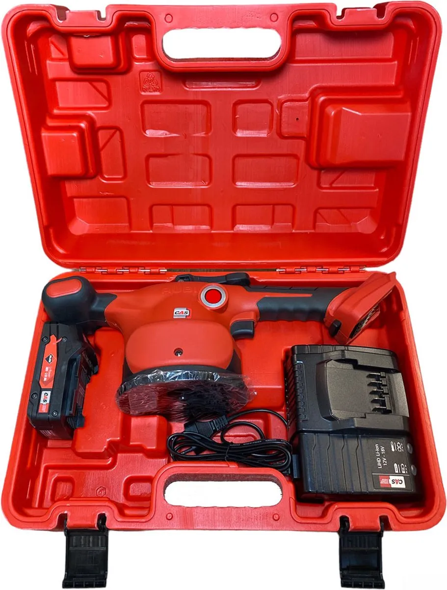 Rubi Quake Energy CAS Zuignap & Tegeltriller 12.7cm - Rood