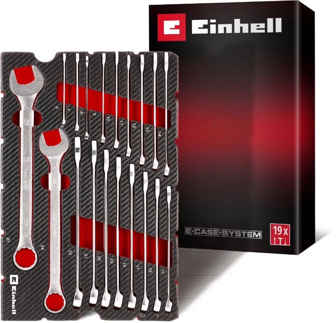 Einhell 370521 Ring-steeksleutelset 19-delig