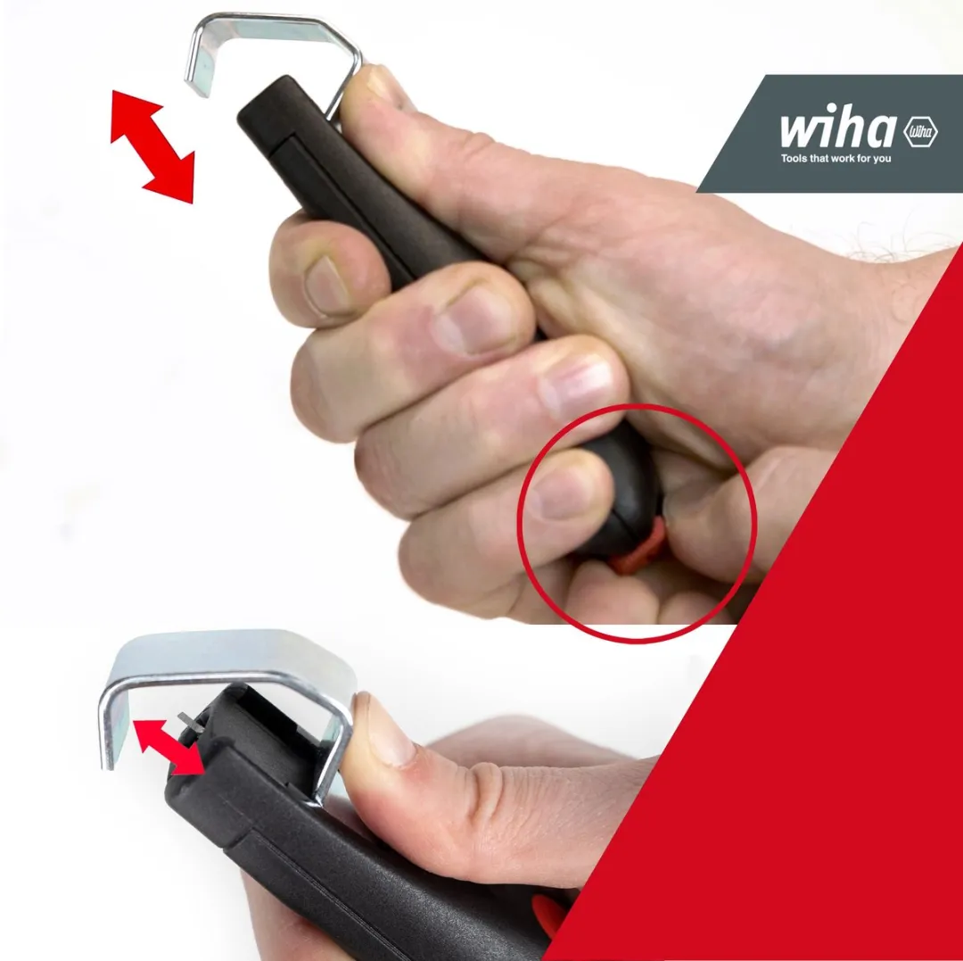 Wiha Ontmantelingsgereedschap 44240 - Zelfdraaiend sleepmes