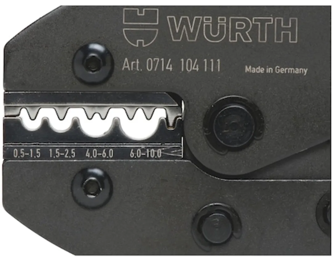 Würth Krimptang voor niet-geïsoleerde connectoren