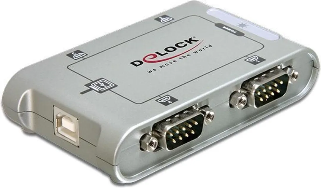 Delock 87414 USB 2.0 RS-232 Adapter 4-Port