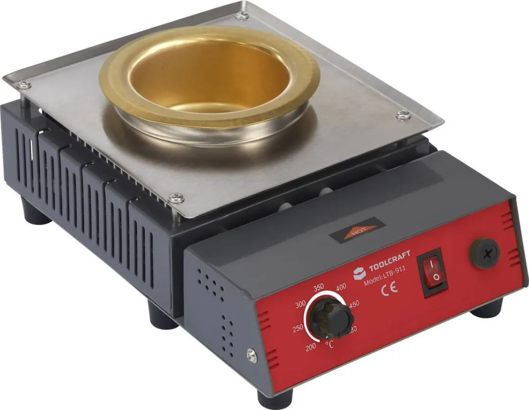 TOOLCRAFT LTB-911A Soldeerbad 300W - 480°C - 1350g - afbeelding 6 van 6