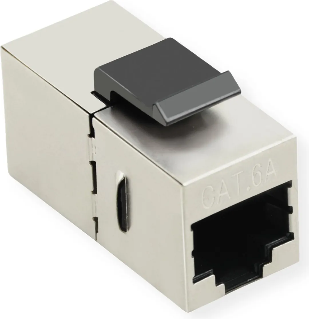 Value RJ-45 Keystone Afgeschermd Cat.6A Koppelstuk - Zilver - afbeelding 3 van 6