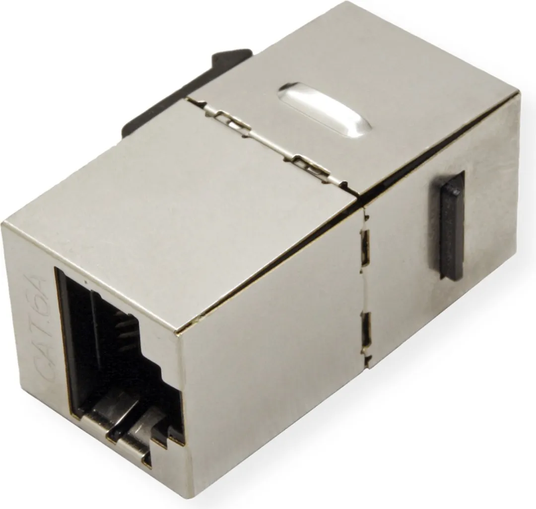 Value RJ-45 Keystone Afgeschermd Cat.6A Koppelstuk - Zilver - afbeelding 4 van 6