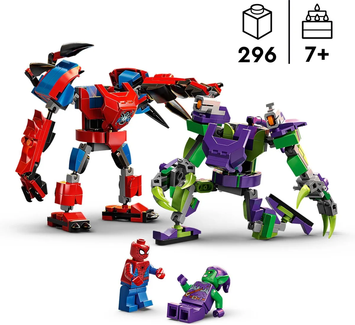 LEGO Marvel 76219 Spiderman & Green Goblin Mechagevecht - 296 Stukken
