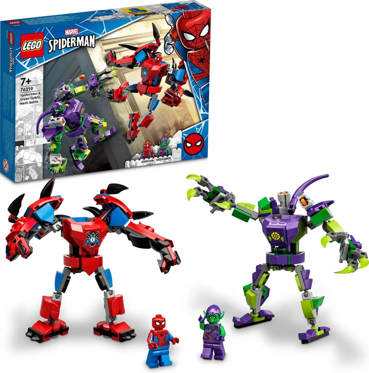 LEGO Marvel 76219 Spiderman & Green Goblin Mechagevecht