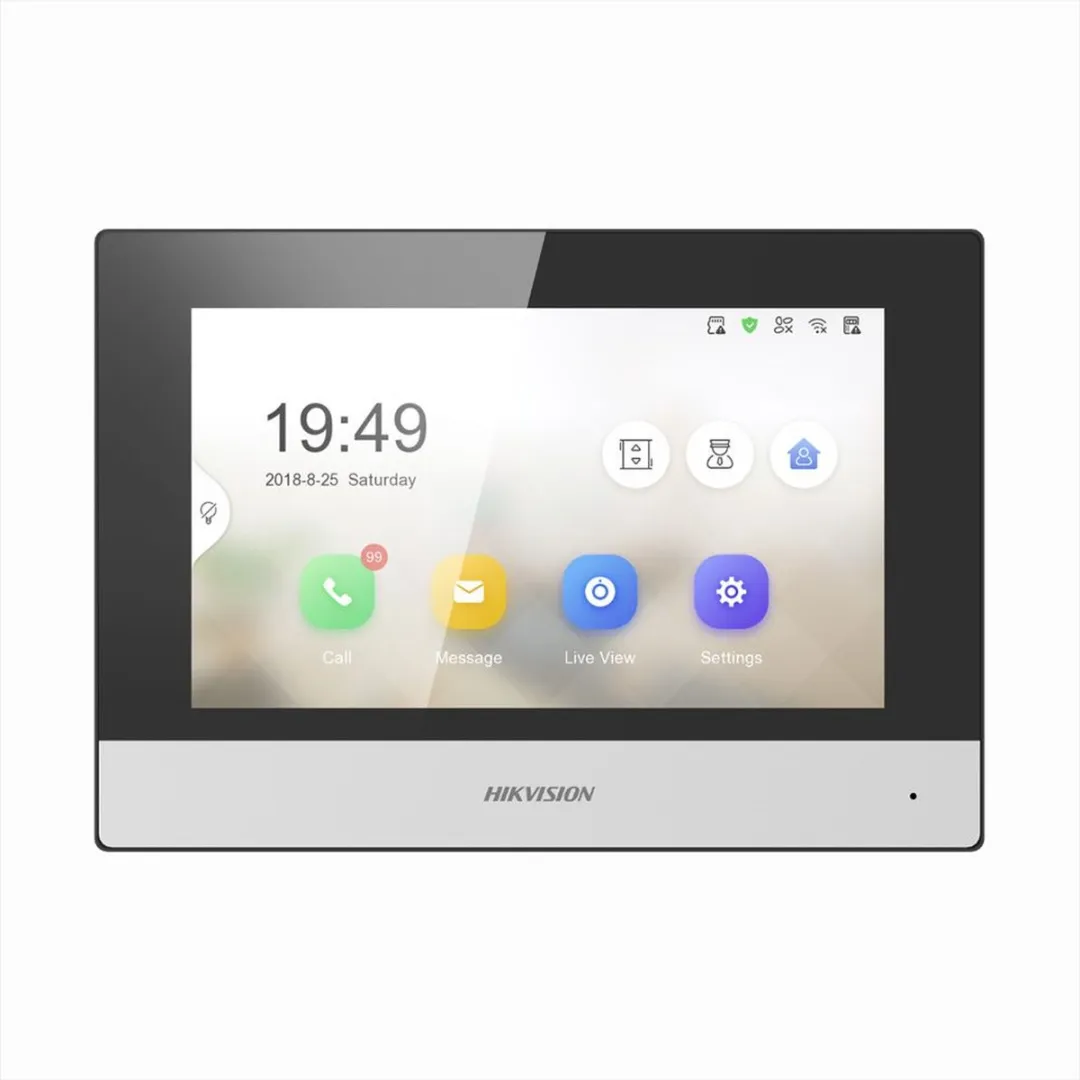 Hikvision DS-KIS603 Intercomkit - 7 inch Display - Zwart