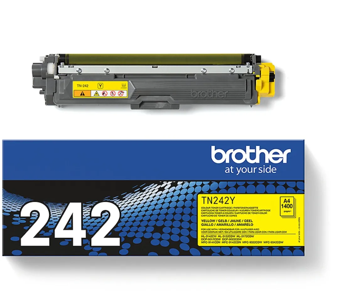 Brother TN-242Y Tonercartridge - Geel
