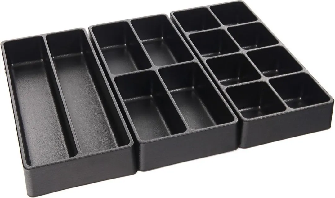 HBM 3-delige Inlayset Gereedschapswagen 60mm