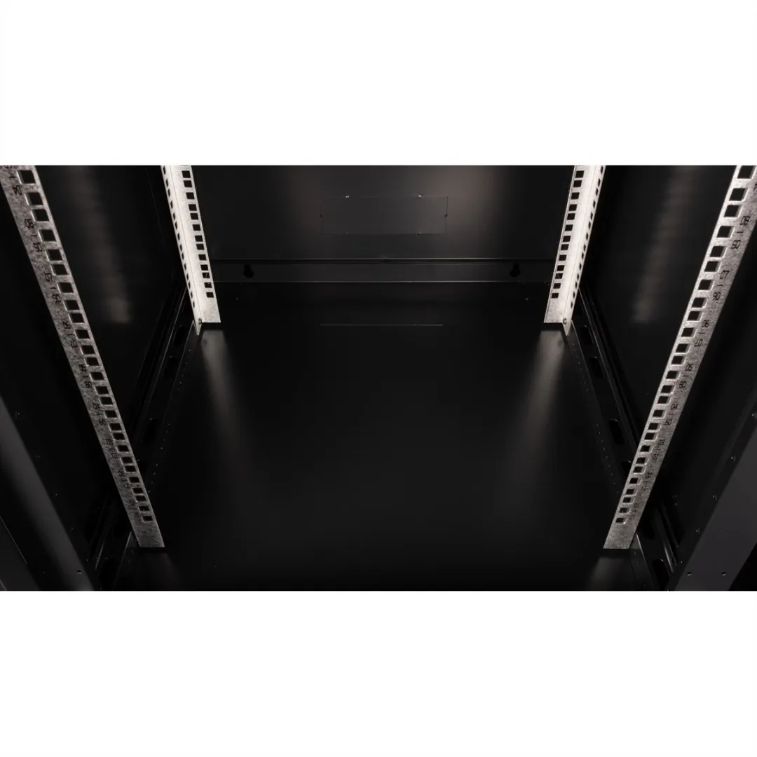Value 19 inch Wandbehuizing 12HE Bouwpakket - 600x600mm Zwart