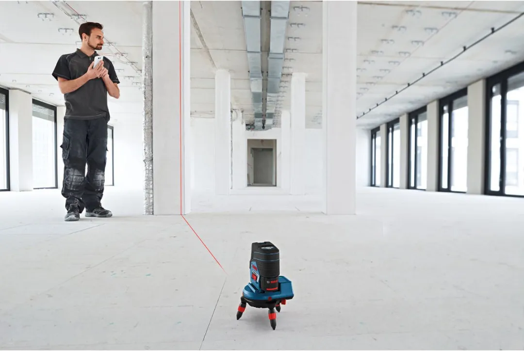 Bosch Professional GCL 2-50 C Kruislijnlaser 12V - Rood - Plafondklem Basic