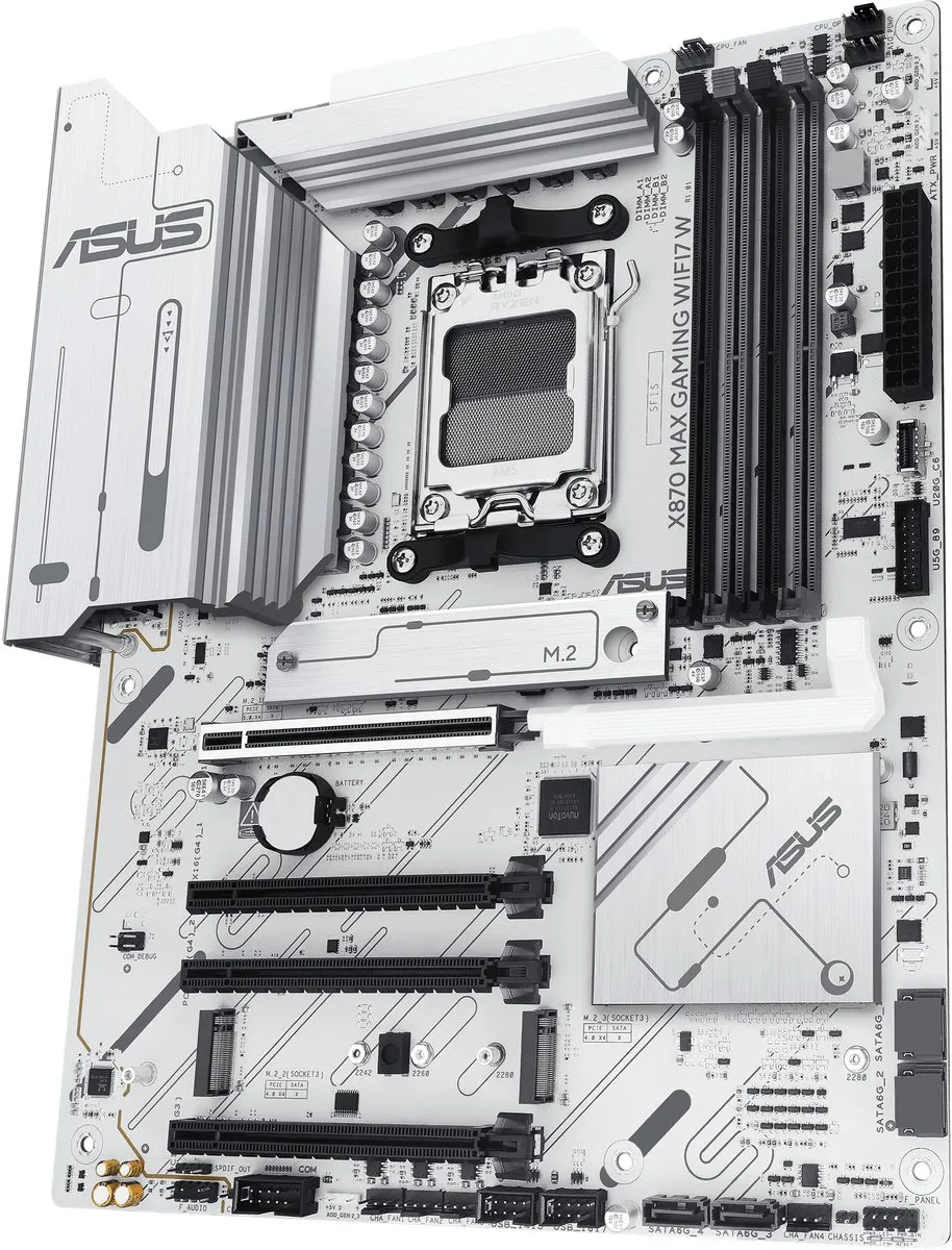 ASUS X870 MAX GAMING WIFI7 W Moederbord - AM5 - ATX
