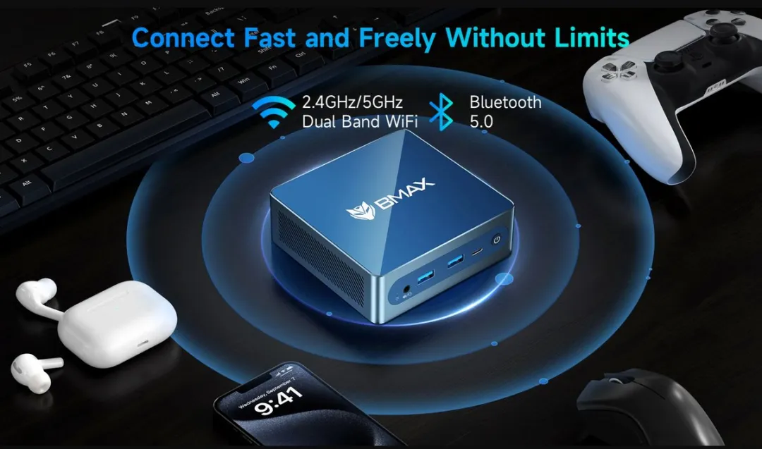 BMAX B4 Ultra Mini PC - Intel N150 12GB 512GB Windows 11 Pro