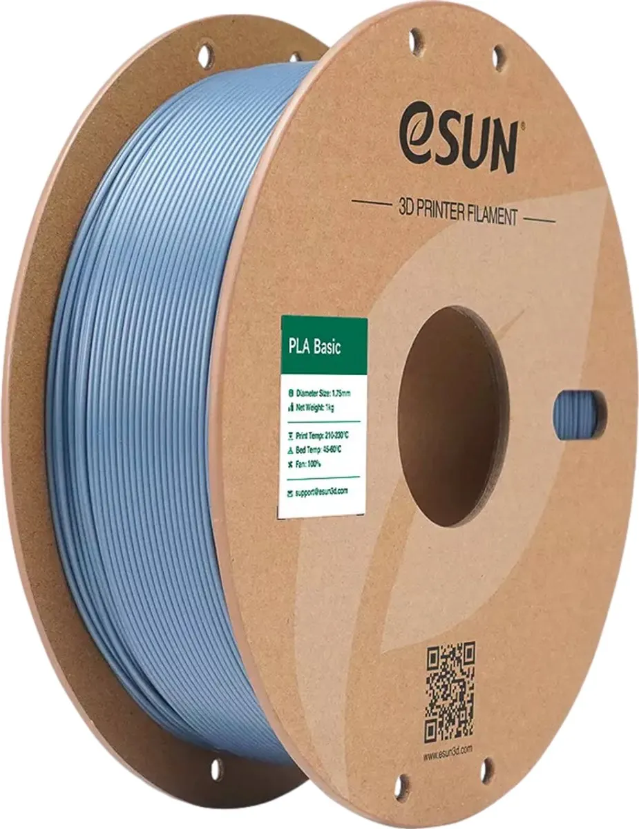 ESUN PLA 1,75mm Lichtgrijs Filament 1kg